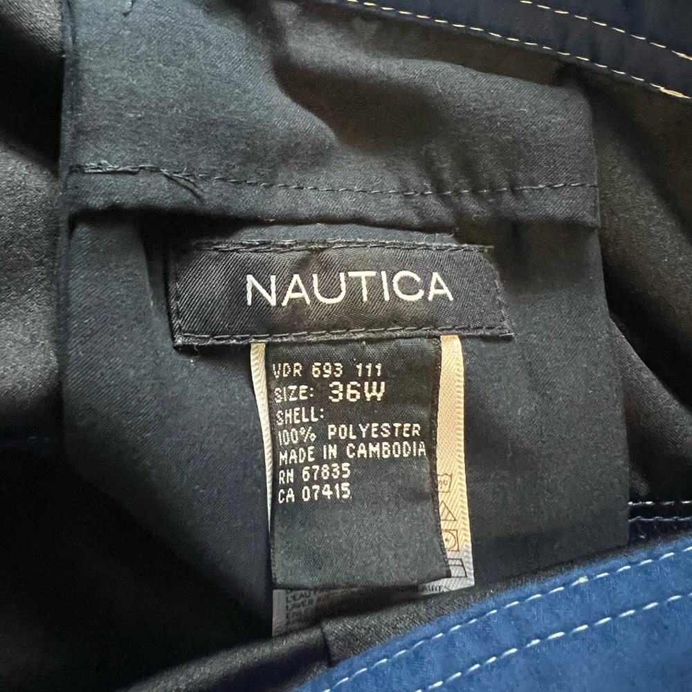 Nautica Navy swim shorts trunks men’s. Size 36 XXL quick dry.      10" INSEAM